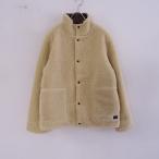 //【未使用/定価3.9万】アーメン ARMEN *FLEECE/NYLON HIGH NECK JACKET*羽織リバーシブルアイボリーブラウン(jk27-2401-69)【13A42】