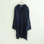 アーメン ARMEN *リネンヘリンボーンコート*2麻羽織薄手ジャケットアウターネイビー(jk27-2505-154)【52F52】