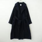 【定価18.0万】トゥジュー TOUJOURS *ウールカシミヤ混オーバーサイズロングトレンチコート*2ネイビー(jk33-2510-41)【03J52】