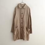 ショッピングアーメン アーメン ARMEN *リネンコート*3モカベージュ薄手ライトアウター麻無地(jk33-2511-581)【61L52】