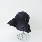 【美品/定価4.4万】ヘレンカミンスキー HELEN KAMINSKI *Provence 12 ラフィアハット*ぼうしチャコール0825(kha7-2508-23)【62H52】