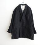 【2025AW/定価13.4万】クラシカ KLASICA *HELEN-HB ダブルブレステッドブレザー*1リネンウール羽織ブラック(kjk27-2511-163)【92L52】