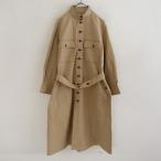 ショッピングギャルソン トリココムデギャルソン tricot COMME des GARCONS *スタンドカラーロングコート*Sベージュ無地(kjk33-2509-569)【71J52】