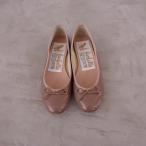 [ обычная цена 1.2 десять тысяч ]faru мех refarfalle * эмаль балетки JP24/EU37.5/US7/24* Flat туфли-лодочки 1125(sh10-2511-17)[72K52]