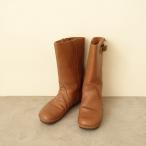 コース KOOS *NINA-M サイドベルト付きレザーミドルブーツ 37/23.5*ブラウン皮革靴シューズレディース1121【81K12】
