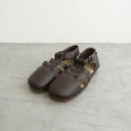 ショッピングKOOS コース KOOS *GREET JE グルカサンダル 37/23.5*レザー皮革ダークブラウン0725(sh7-2507-99)【70H52】