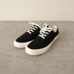 【未使用/定価1.2万】アーメン ARMEN *キャンバス ローカットスニーカー 39/24.5*ブラック黒シューズ靴(sh88-2408-162)【72I42】
