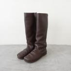 コース KOOS *レザーロングブーツ 24.5*皮革ダークブラウン0825(sha7-2508-104)【11I52】