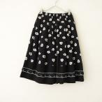 ショッピングsk2 トリココムデギャルソン tricot COMME des GARCONS*花柄EMBスパンコールデコイージースカート*ブラックラメ(sk2-2505-215)【11F52】