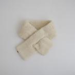  холодный брейкер COLDBREAKER * боа muffler * шерсть шерсть слоновая кость защита горла "neck warmer" ворсистый пирог ru1221[60A22]