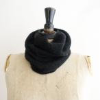 //evamevaevam eva * кашемир вязаный шарф снуд * чёрный черный тубус форма muffler защита горла "neck warmer" (st25-2311-75)[71K32]