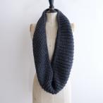 // M M o-ke -тактный lam.m Orchestra * low gauge шарф снуд * темно-серый вязаный тубус форма muffler защита горла "neck warmer" (st25-2402-107)[72B42]