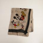ファリエロサルティ×ディズニー Faliero Sarti×Disney *カシミヤ混プリントストール*ミッキーマウス大判(st25-2504-444)【81E52】