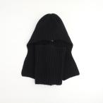 entowafe in ENTWURFEIN * с капюшоном . защита горла "neck warmer" * балаклава чёрный шерсть вязаный 1025(st7-2510-280)[32K52]