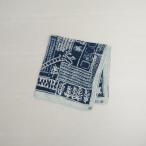 45a-rupi- M 45RPM AI INDIGO * индиго . бандана * марля шарф хлопок индиго 1125(st7-2511-75)[20L52]