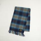 グレンプリンス Glen Prince *カシミヤマフラー*チェック0126(st7-2601-148)【61B62】