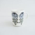 【北欧】美品/日本限定色/マリメッコ marimekko *VIHKIRUUSUヴィヒキルース マグカップ ライトブルー*陶器(wa23-2503-69)【22D52】