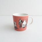 【北欧】廃番/旧ロゴ/希少/アラビア ARABIA *MOOMIN MUG ムーミンマグ ダークローズ*カップ食器【陶器】(wa85-2509-93)【21K52】