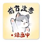  магнит стикер японский стиль кисть . иллюстрации акварель способ кошка CAT.. кошка чуть более магнит безопасность автограф видеозапись средний передний person внимание бесплатная доставка 