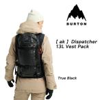 25-26 [ BURTON ] Barton [ ak ]Dispatcher 13L Vest Packe-ke-tis patch .-13L лучший упаковка TRUE BLACK стандартный магазин 