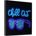 [ параллель импортные товары ] неоновый свет SOTT картина Chill наружный солнцезащитные очки neon искусство автограф искусство стена оборудование орнамент 15 дюймовый освещение подсветка 