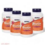 [ параллель импортные товары ][ выгодный 4 шт. комплект!]Now Biotin 10mg (10,000mcg) 120vcaps #0479 биотин 10mg(10000mcg)120beji Capsule 