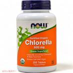 [ параллель импортные товары ] органический * хлорелла 500mg 200 планшет NOW Organic Chrorella 500mg 200 tablets