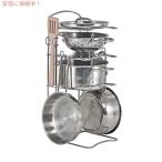 【並行輸入品】Melissa＆Doug ステンレス製の鍋とフライパンが子供用のプレイキッチンセットのふりをします（8個）