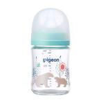 [ бесплатная доставка ] Pigeon акционерное общество материнское молоко реальный чувство грудное вскармливание бутылка ( жаростойкий стеклянный )Bear 160ml [^]