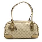 GUCCI ¥°¥Ã¥Á ¥ß¥Ë¥Ü¥¹¥È¥ó 161720 ¥Ï¥ó¥É¥Ð¥Ã¥° GG¥¥ã¥ó¥Ð¥¹ ¥Ö¥é¥¦¥ó ¥ì¥Ç¥£¡¼¥¹ Ãæ¸Å (ÈÓǽËÜŹ)/DH47286