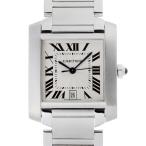 カルティエ タンクフランセーズLM W51002Q3 腕時計 ステンレススチール CARTIER シ ...
