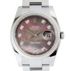 ［飯能本店］ROLEX ロレックス デイトジャスト 10Pダイヤモンド 116234NG 腕時計 ス ...