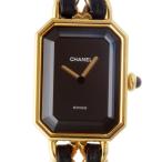 ［銀座店］CHANEL シャネル プルミエール H0001 腕時計 GP ブラック文字盤 レディース DH53317