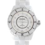 ［飯能本店］CHANEL シャネル J12 H1629 腕時計 セラミック ホワイト文字盤 メンズ  ...
