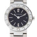 ブルガリ ブルガリブルガリ BB23SS 腕時計 ステンレススチール BVLGARI ブラック文字盤 レディース 中古 (飯能本店)/DH55592