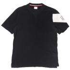【10/15まで！ローン48回無金利】［飯能本店］MONCLER モンクレール マグリアTシャツ #XL D13918010750 半袖シャツ コットン ブラック メンズ DH79743