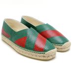 ［飯能本店］GUCCI グッチ エスパドリーユ スリッポン #9 (日本サイズ_約27.5cm) 624612 その他靴 レザー グリーン メンズ DH80375