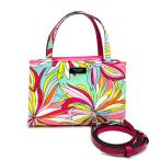 ［飯能本店］Kate Spade ケイトスペード サム アイコン アネモネ フローラル スモールショルダー ハンドバッグ ナイロン DH81102