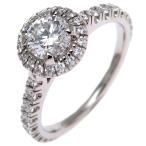 ［飯能本店］CARTIER カルティエ #52 0.51ct ダイヤモンド デスティネ リング・指輪 Pt950プラチナ 11.5号 レディース DH86714