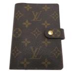 [. талант головной офис ]LOUIS VUITTON LV Louis * Vuitton * initial ввод M.T Agenda PM R20005 обложка для записной книжки монограмма Brown DH87290