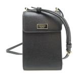 [. талант головной офис ]Kate Spade Kate Spade смартфон кейс мобильный * смартфон аксессуары кожа черный женский DH87351