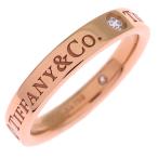 ショッピングバンド ［銀座店］TIFFANY&Co. ティファニー フラット バンド リング・指輪 K18ピンクゴールド 6.5号 レディース DH89445