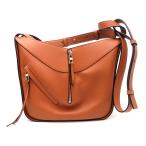 ［飯能本店］LOEWE ロエベ ハンモック バッグ スモール 387.30.S35 ショルダーバッグ クラシックカーフ タン レディース DH90487