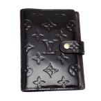 ［飯能本店］LOUIS VUITTON LV ルイ・ヴィトン アジェンダ PM R21026（廃番） 手帳カバー ヴェルニ アマラント（パープル） DH91099