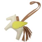 ［銀座店］HERMES エルメス ペガサスチャーム PM U刻印2022年製 チャーム アニョーミロ クレ・ライム・チャイ レディース DH91118