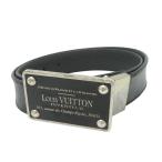 [. талант головной офис ]LOUIS VUITTON LV Louis * Vuitton гибрид сельдерея и салата -ru Anne Van палец на ноге ru двусторонний #85/34 M9632 ( негодный номер ) ремень DH91457