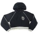 [. талант головной офис ]GUCCI Gucci Parker #XS (160/84Y) короткий * бирка недостача 756592 тренировочный хлопок черный женский DH91520