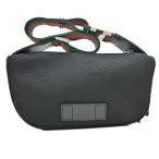 [. талант головной офис ]GUCCI Gucci талия сумка "body" outlet 630920 сумка-пояс Techno парусина черный DH92577