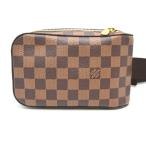 [ Гиндза магазин ]LOUIS VUITTON LV Louis * Vuitton Geronimo s( новая модель ) N51994( негодный номер ) сумка "body" Damier Brown мужской DH92688