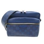 [ Гиндза магазин ]LOUIS VUITTON Louis * Vuitton уличный mesenja-PM M30242 сумка "почтальонка" Taiga лама кобальт DH93095